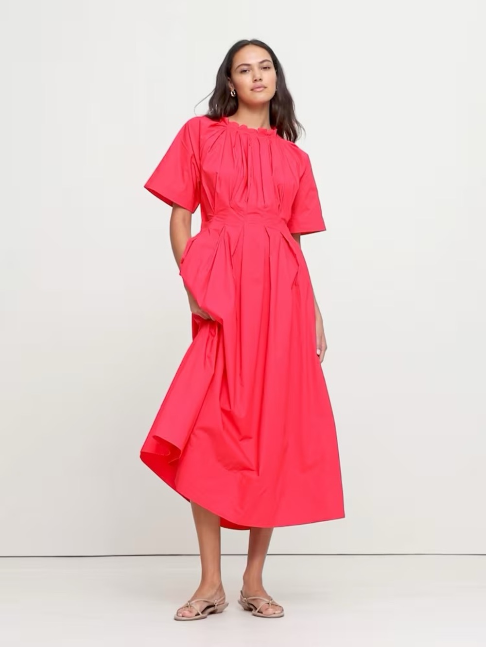 NWT tie back maxi dress - Picture 3 of 7